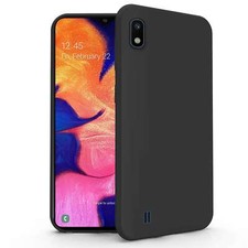 Cover Custodia Silicone Morbido TPU SOFT per Samsung Galaxy A10 Nero