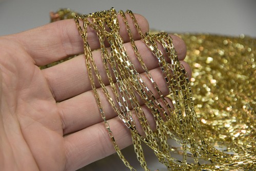 Collana maglie m placcata - m,