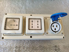 Gewiss Multi Presa blu Stagna Orizzontale