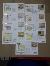 1985 ITALIA FRANCOBOLLI BUSTE FOGLIETTO ESPOSIZIONE MONDIALE FILATELIA 