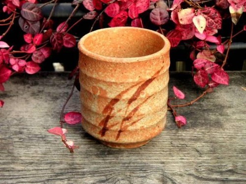 Mino ware shino - mino, yunomi