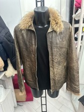 Giacca In Pelle Uomo Man Tg52