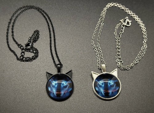 Collane lupo nere argento 22 - argento,