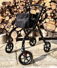 Helavo deambulatore per anziani, per casa - pieghevole con vassoio 