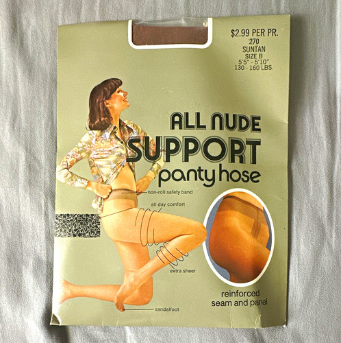 Collant vintage tutto nudo