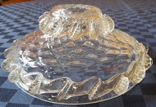 LAMPADARIO MURANO RICAMBIO TAZZA CENTRALE CRISTALLO - ORO CIRCONFERENZA  62 CM