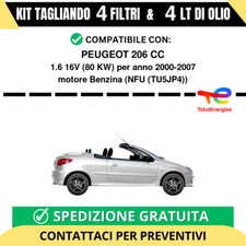 Tagliando per PEUGEOT 206 CC