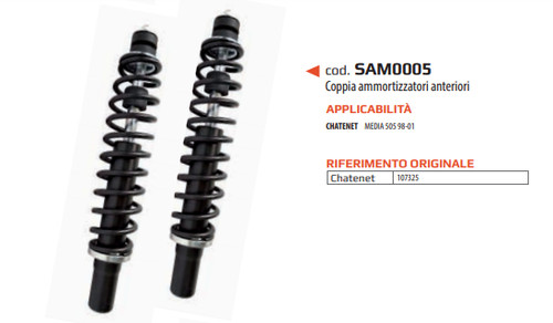 Coppia ammortizzatori - coppia,