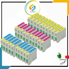 30 CARTUCCE COLORE PER EPSON STYLUS OFFICE BX300F BX 610 FW DX 4000 DX 6000