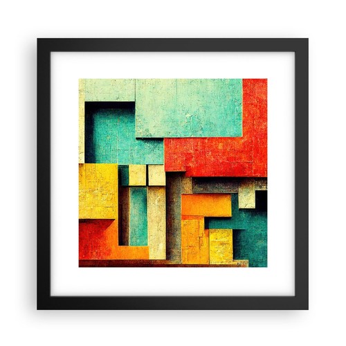Poster 30x30cm pezzo - 3d,