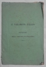 Questione Comacchiese - Argentana Petizione della Comunità di Comacchio 1879