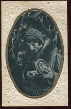 Cartolina Buon Natale vintage - Viaggiata 1936 - f. piccolo