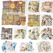20 pezzi adesivi vintage carta washi doratura scrapbooking fai da te diario artigianato decorazione