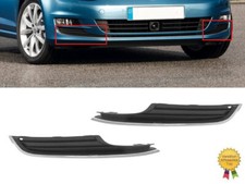 GOLF 7 VII 2012-2017 Griglie Paraurti 2 Mascherine Mostrine CON CROMATURA