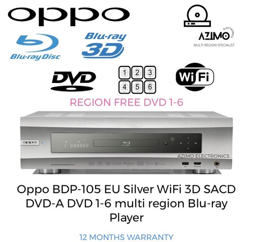 Oppo bdp 105eu silver wifi - oppo, bdp-105eu