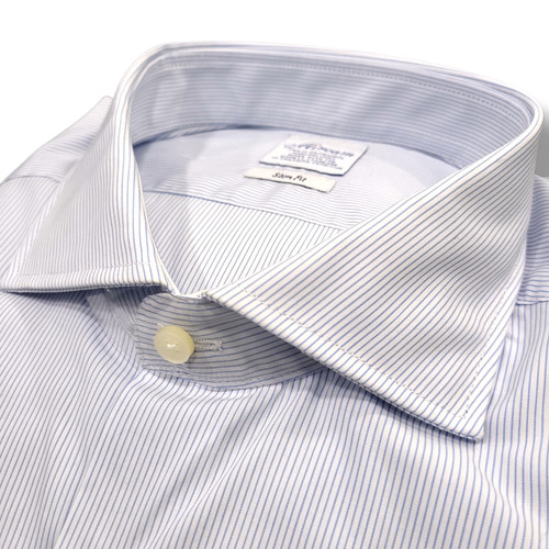 Camicia uomo 100 cotone slim - cotone,