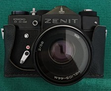 Macchina Fotografica Zenit TTL con logo Olimpiadi e fodero In Pelle