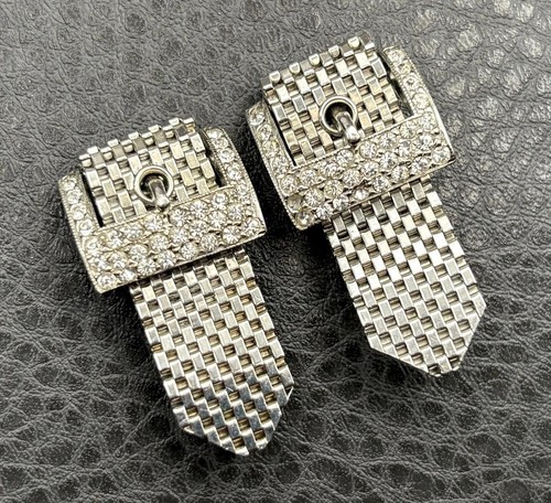 Orecchini clip goccia - , fibbia