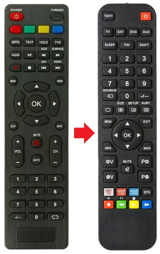 Telecomando adatto per - , jvc