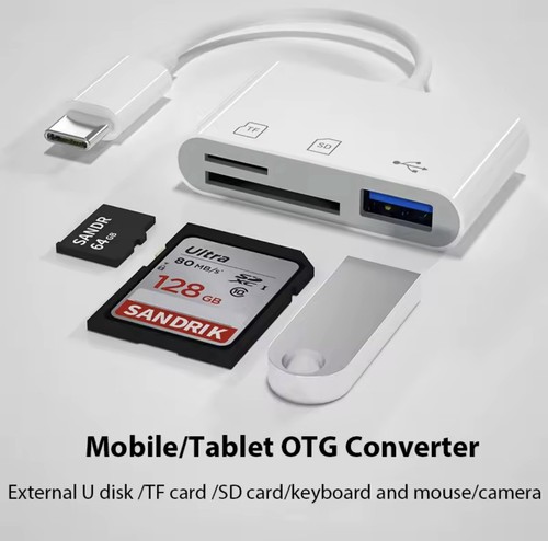 Lettore schede usb otg - usb‑c, tf