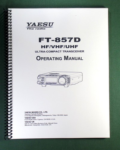 Yaesu 857d manuale - yaesu,
