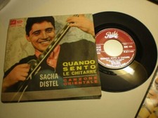 SACHA DISTEL-Quando sento le chitarre/Canzone orientale-Disco 45 gg-PATHE'-1965-
