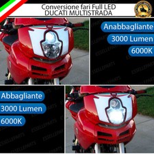 CONVERSIONE FARO LED PER DUCATI MULTISTRADA 2003-2009 ANABBAGLIANTE ABBAGLIANTE