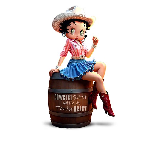 Statuina betty boop - statuina, cowgirl