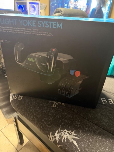 Logitech flight yoke sistema - yoke,