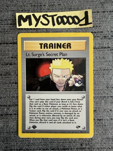 Carte pokémon surge s - carte, lt.surge’s