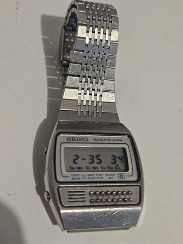 Seiko calculator alarm - -,