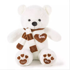 Orsacchiotto gigante grande Peluche Orso 80-120 CM pupazzo bambini bianco