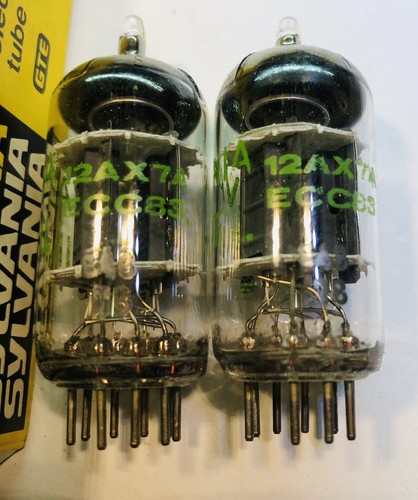 Ecc83 12ax7 sylvania 2pair - sylvania, nos