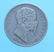 VITTORIO EMANUELE II LIRA 1859
