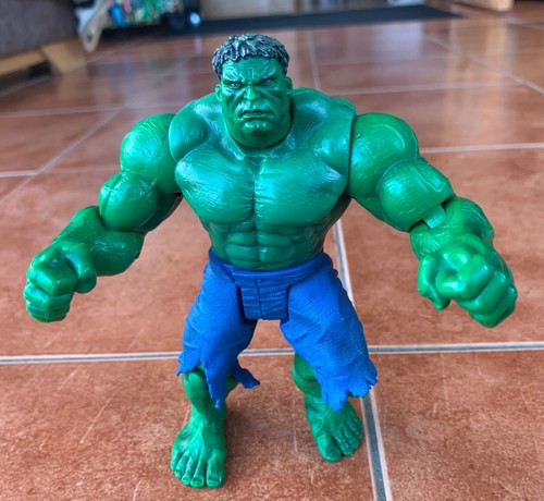 Hulk punching toybiz - hulk, action