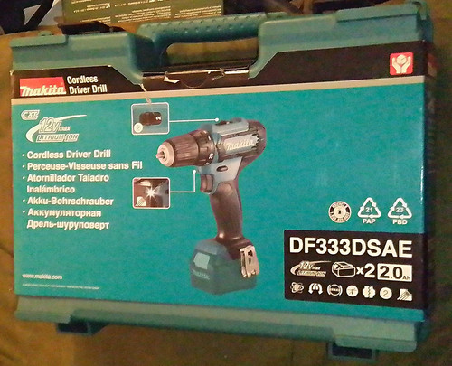 Trapano avvitatore batteria - a,
