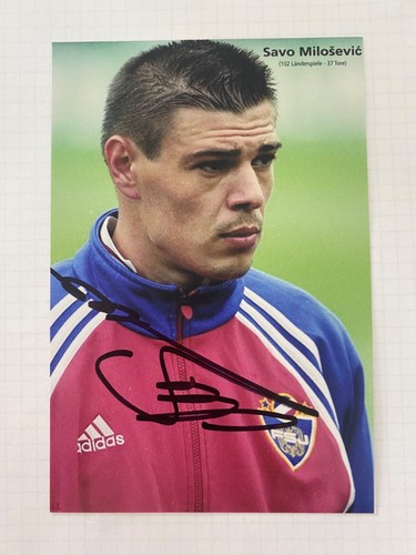 Autografo savo milosevic - autografo,