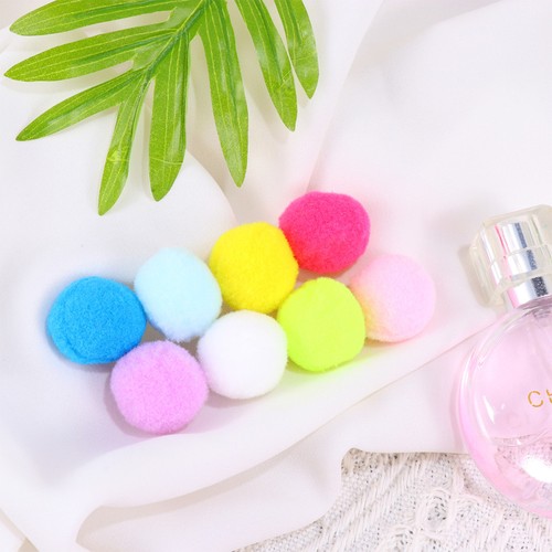 100 pezzi pompon poliestere - 100,