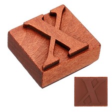 Lettera Timbri Legno Gomma