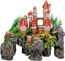 Castello Con Piante Acquario