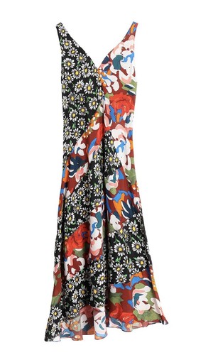 Abito missoni nero floreale - abito,
