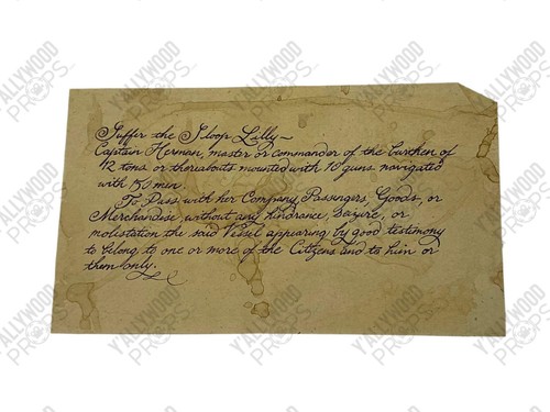Lettera passaggio pirati - di,