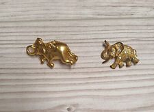 Spilla antica elefante oro
