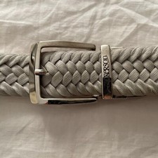 Jeckerson cintura double face intrecciata uomo grigia/rosa tg.110cm(M)