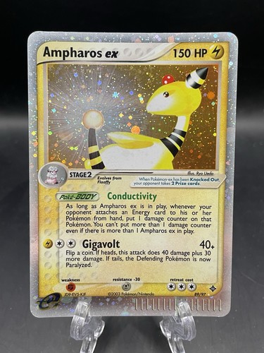 Pokémon ampharos holo raro - pokémon,