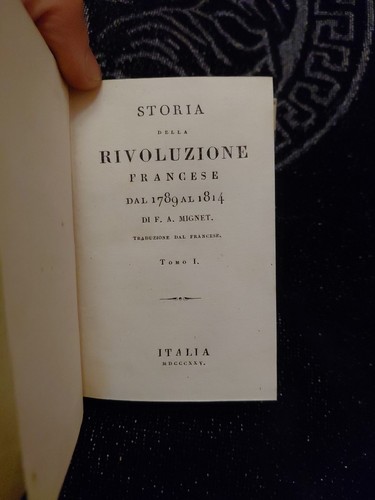 Mignet storia della - mignet,