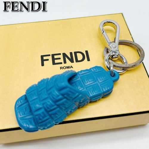 Fendi zucca pattern rubber key - pattern,