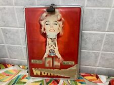 CALENDARIO PERPETUO MECCANICO PUBBLICITARIO  BIRRA WUHRER MARILYN MONROE.???