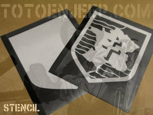 Pochoir stencil marquage 7cm - stencil,