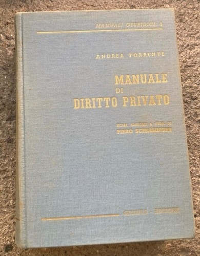 Manuale diritto privato - manuale,